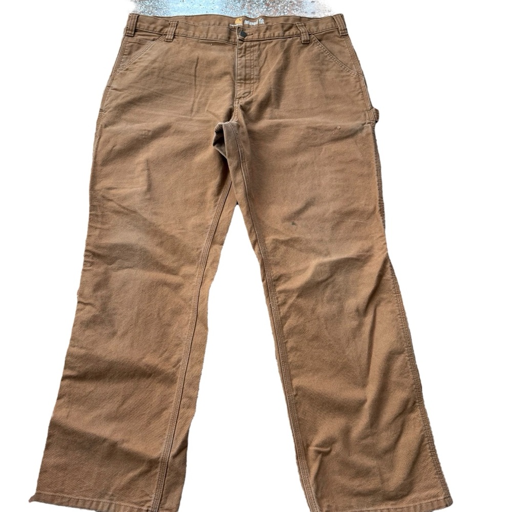 Carhartt Men’s Pants Size 40 X 30 Relaxed Fit Heavy Painter Brown
